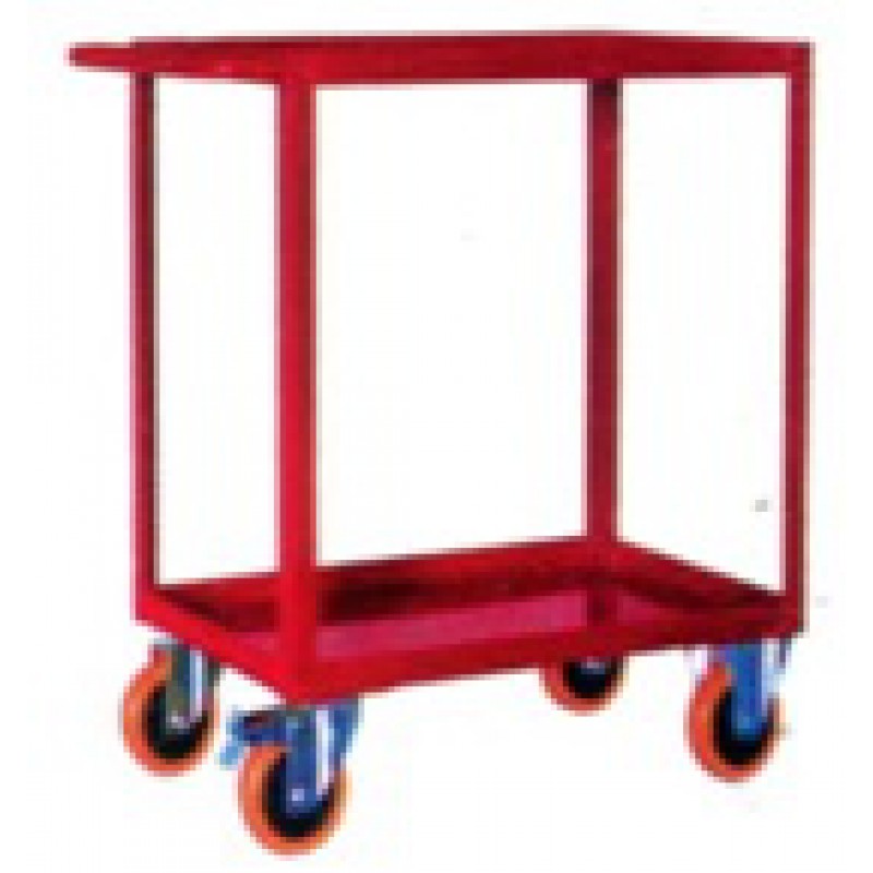 SCS-204D :  รถเข็นเหล็ก 2 ชั้น ถอดประกอบได้ รับน้ำหนัก 250  Kg.